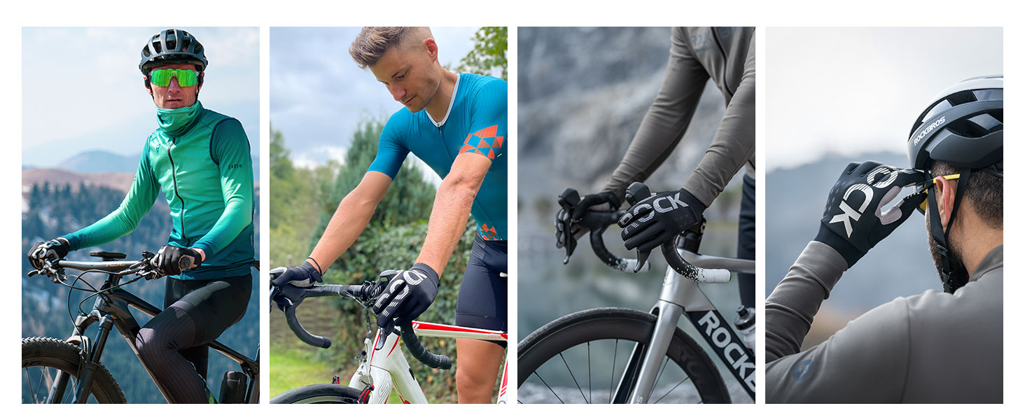 Велосипедні рукавички ROCKBROS для жінок та чоловіків, зимові, з Thinsulate, теплі, сенсорні, для MTB, катання, альпінізму, бігу та активного відпочинку, XL