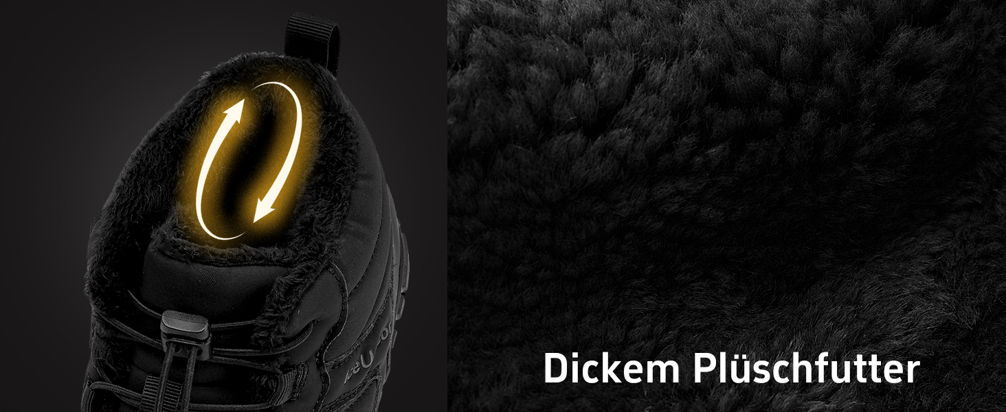 Зимові черевики IceUnicorn: теплі, з підкладкою, для жінок та чоловіків (39 EU, темно-синій)