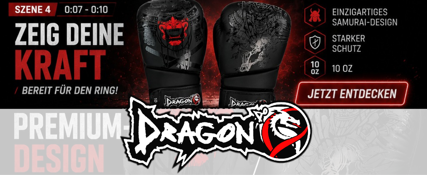 Боксерські рукавички Yakuza для Muay Thai, кікбоксингу та спарингу (16 Oz) з бинтами та капую, чорні — набір для тренувань 3 в 1