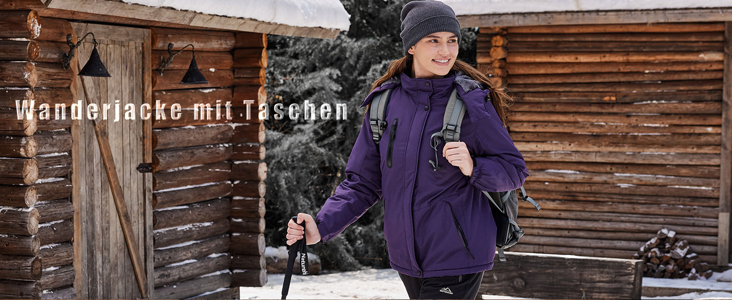 TACVASEN Зимова куртка для жінок, водонепроникна, з флісовою підкладкою, знімний капюшон, для сноуборду та катання на лижах, біла, розмір M