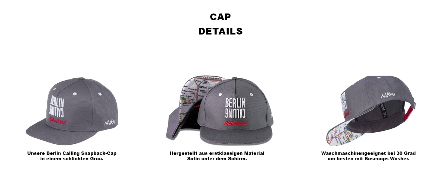 Кепка-снапбек Nebelkind Berlin Netzplan унісекс з прямим козирком, регульована, темно-сіра, OneSize — стильна бейсболка в стилі Streetwear