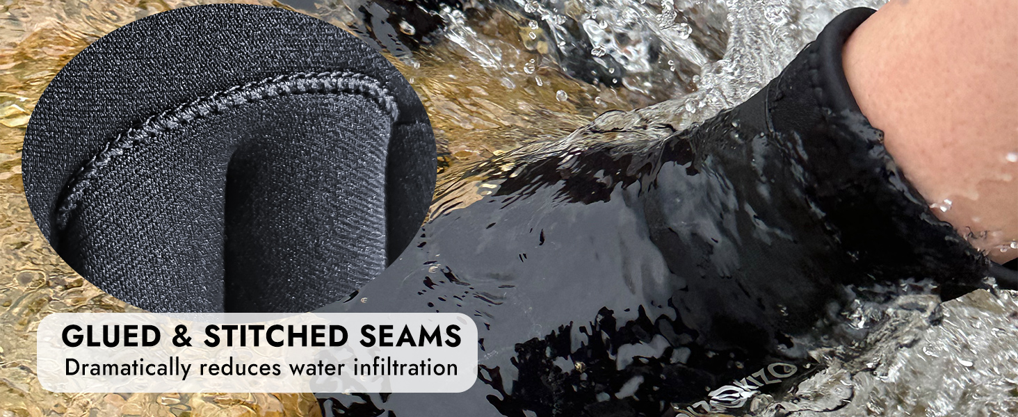 PAWHITS Неопренові рукавички 3 мм для плавання, дайвінгу, каякінгу та серфінгу - чоловічі та жіночі, з антиковзким покриттям (з регульованими ремінцями, розмір L)