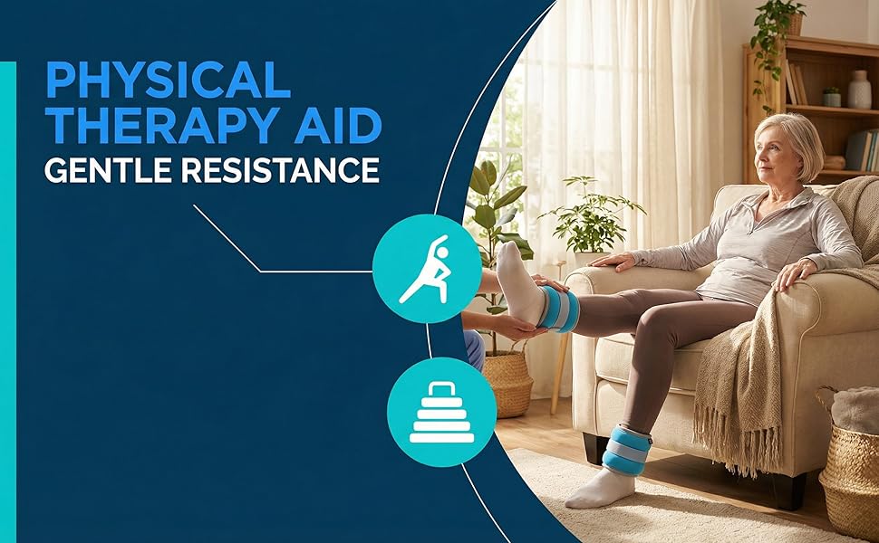 Важкі манжети на зап'ястя та кісточки, 0,25/0,5 кг, набір, синій. Важкі манжети для рук та ніг, для фітнесу, бігу, йоги, танців