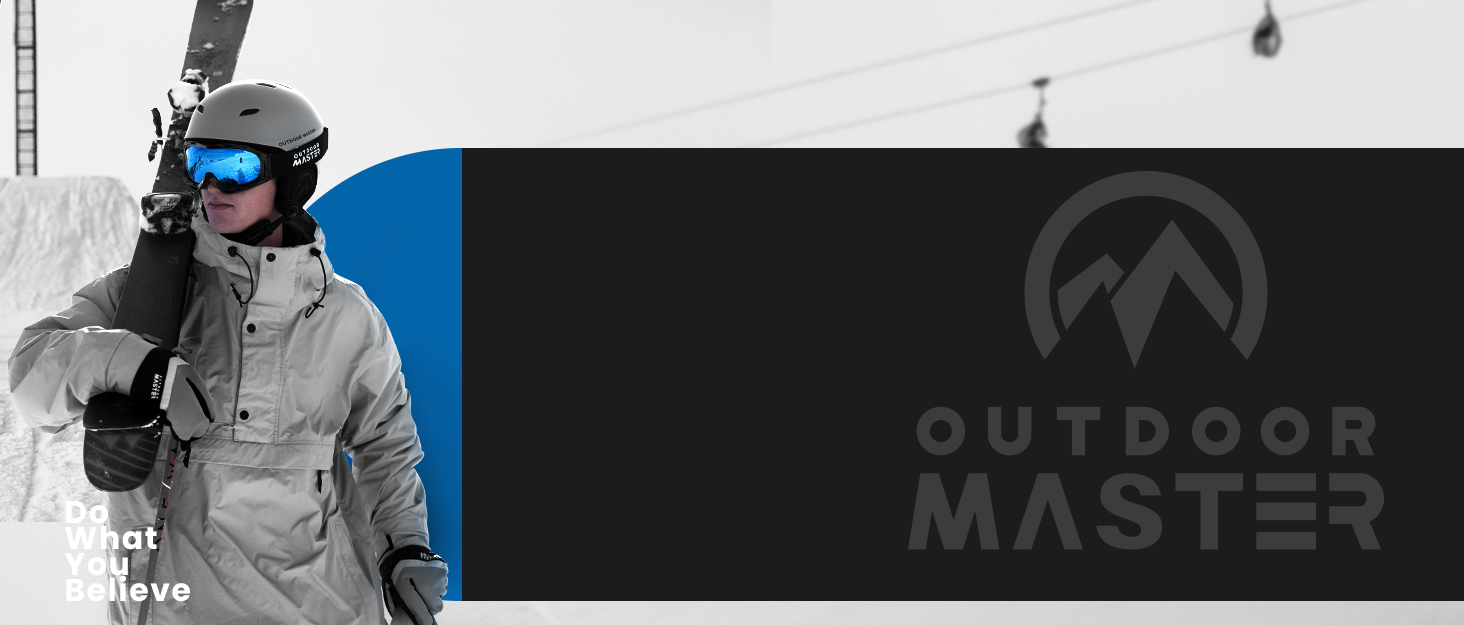 Шолом OutdoorMaster Kelvin для лижного спорту (унісекс) - лижний/сноуборд шолом з вентиляцією, для чоловіків, жінок та юнаків, колір: градієнт фіолетово-блакитний, розмір M