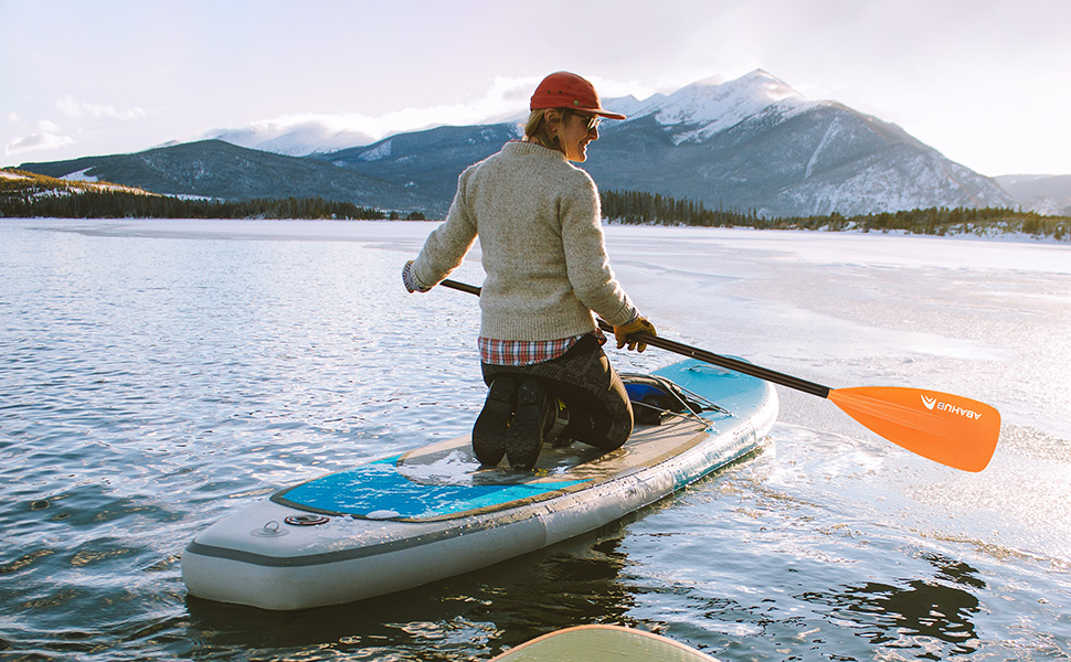 Весло В-1 SUP/Kayak Proll, регульоване, алюміній, 172-213см, помаранчеве