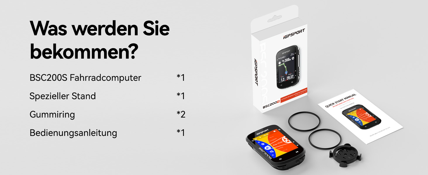 Велокомп'ютер GPS iGPSPORT BSC200S бездротовий з маршрутизацією, ANT+, Bluetooth