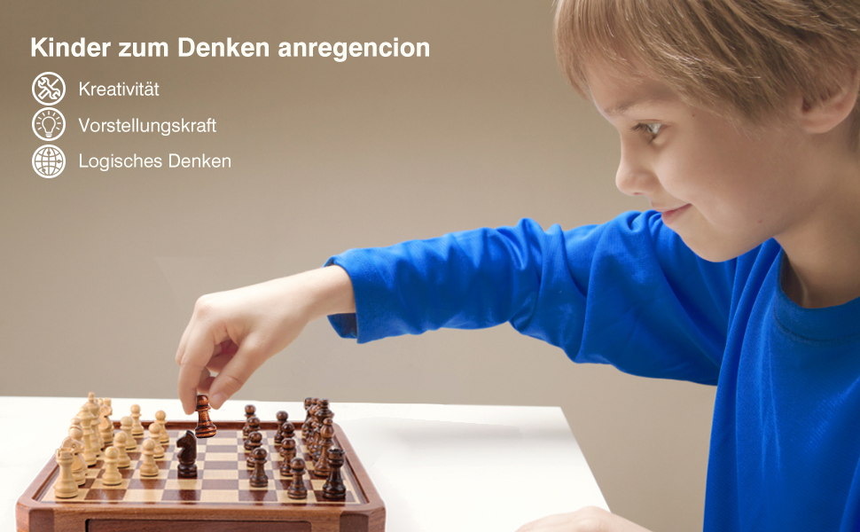 Магнітна дошка Creechwa 29x29 см: дерев'яна шахівниця та дошка для шашок, іграшка для дітей та дорослих