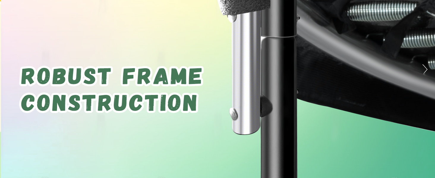 Батут Nattork Outdoor Ø244/370/427 см з сертифікатом GS, сіткою та сходами. Міцний садовий трамплін для дітей та дорослих, до 150 кг