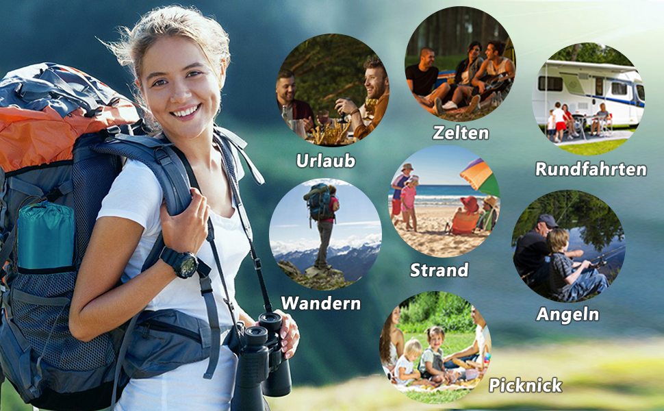 TENQUAN Килимок для кемпінгу самонадувний, 9см - туристичний килимок, повітряний матрац, килимок для сну, клапан, насос, для авто, намету, трекінгу, пляжу (блакитний/сірий)