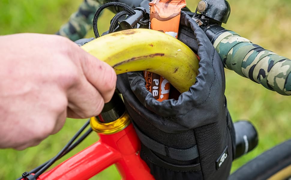 Сумка рамна AGU Snack-Pack Venture 1 л, водовідштовхувальна, чорна