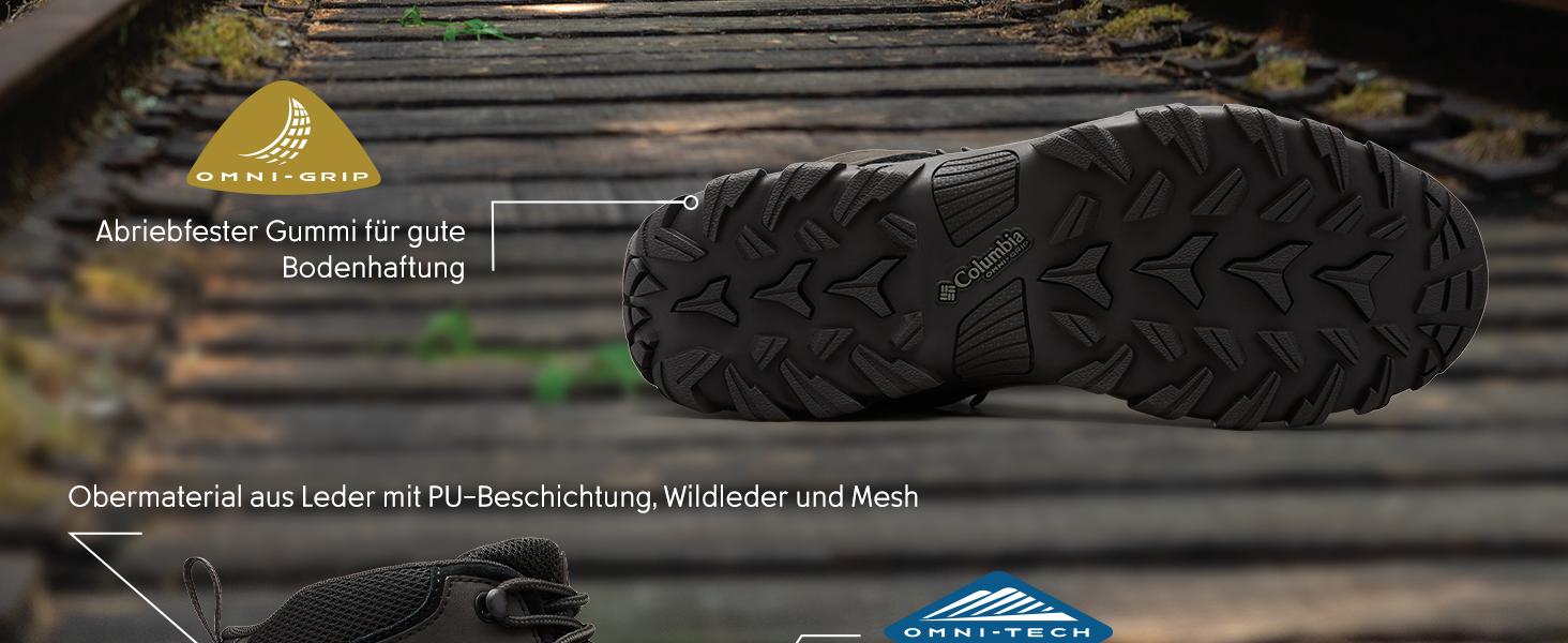 Чоловічі трекінгові черевики Columbia Newton Ridge Plus II Waterproof