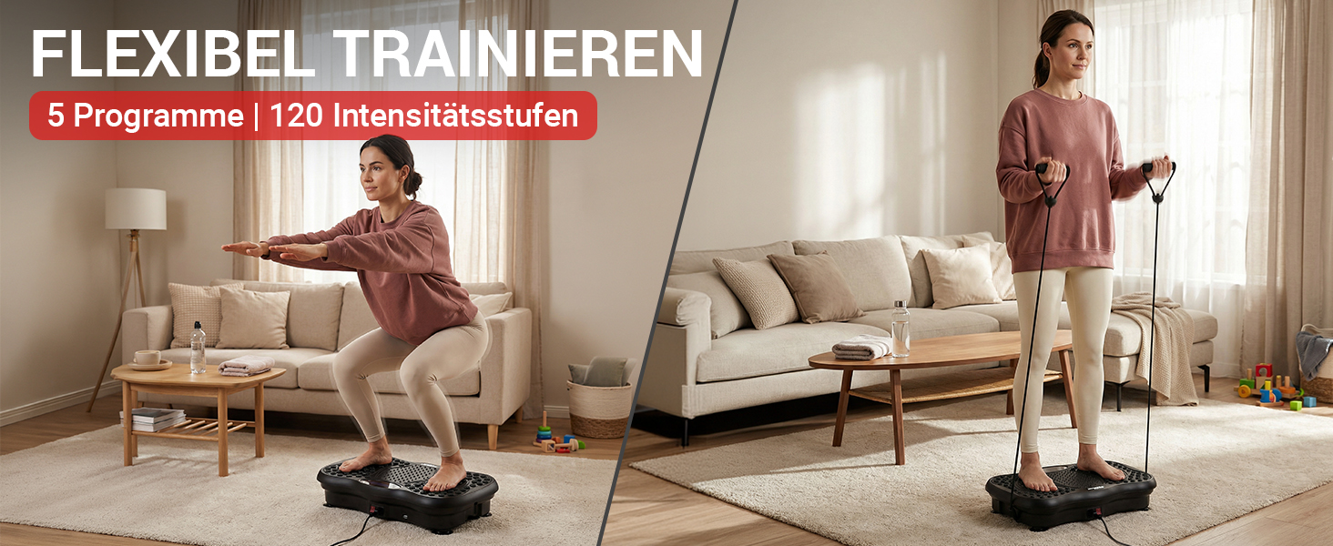 Платформа вібраційна Miweba Sports для дому: масаж, схуднення, фітнес, тренування.. Чорний колір.