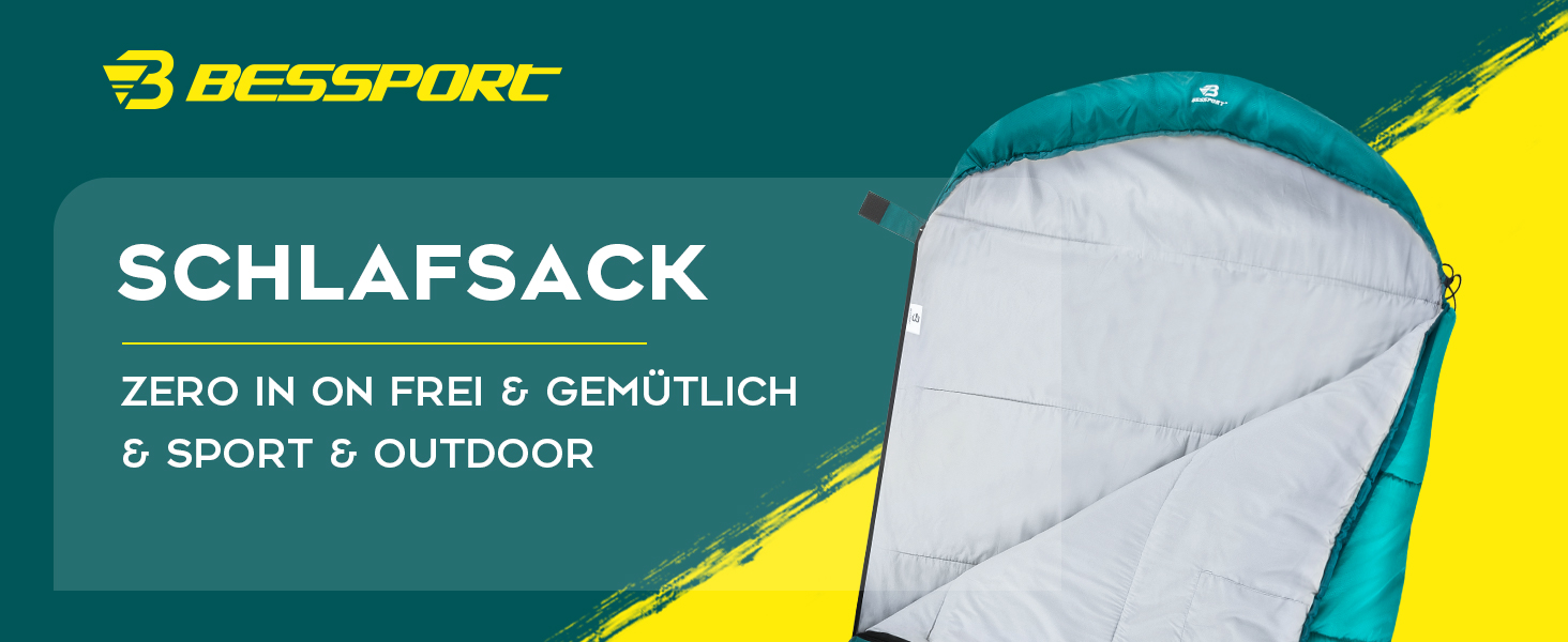 Спальний мішок Bessport фланелевий для кемпінгу 3-4 сезони - 10°C-20°C | Зимовий, легкий, водонепроникний та теплий для дорослих та дітей, для подорожей з рюкзаком, кемпінгу, походів та подорожей. Фланелевий, синьо-зелений (-5°C) (Поліестер Тафтата, небесно-блакитний (0°C))