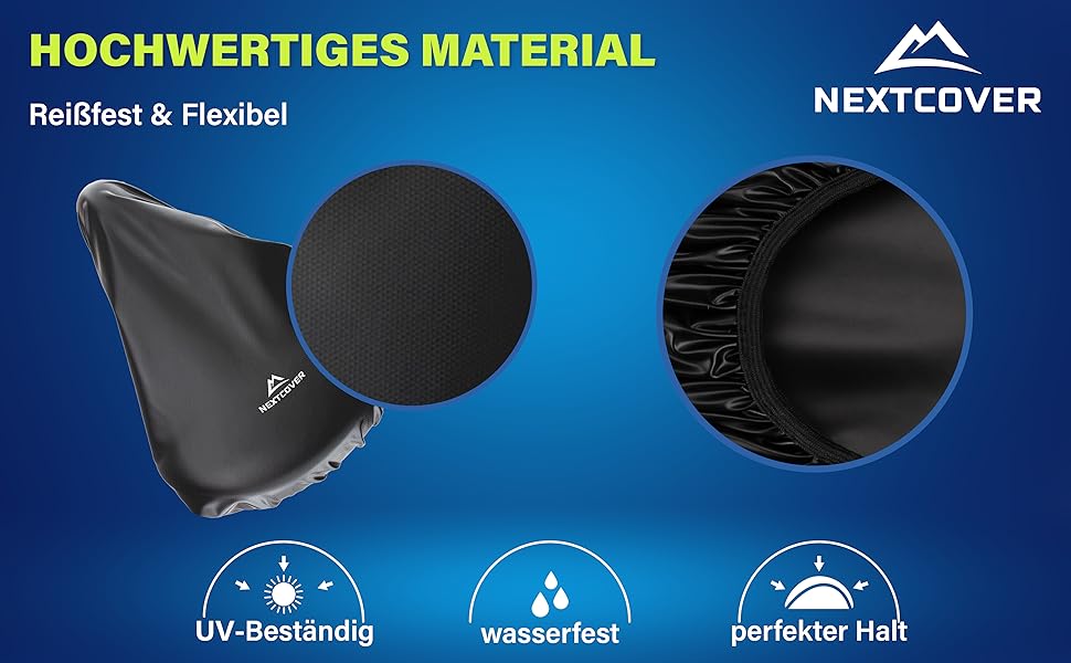 Водонепроникний чохол на сидіння велосипеда Nextcover® 2 шт. I Захист від дощу I Чорний