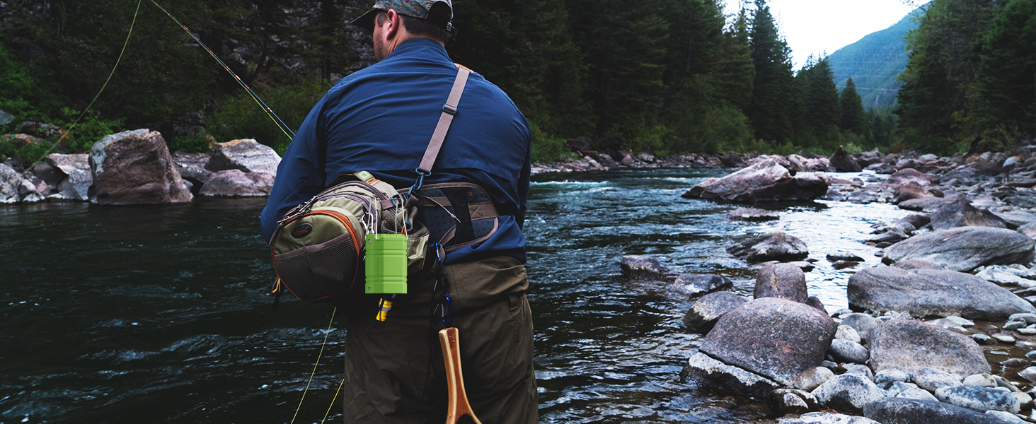 Сонячна кемпінгова лампа LED, водонепроникна, з ручкою, акумулятор 3000mAh, для туризму, риболовлі, SOS, відключень електроенергії (зелена)