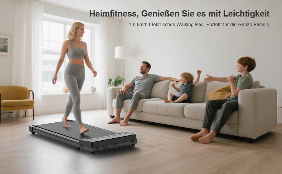 Walking Pad - компактний біговий тренажер для дому та офісу. Тиха, портативна бігова доріжка з регулюванням нахилу (5%)