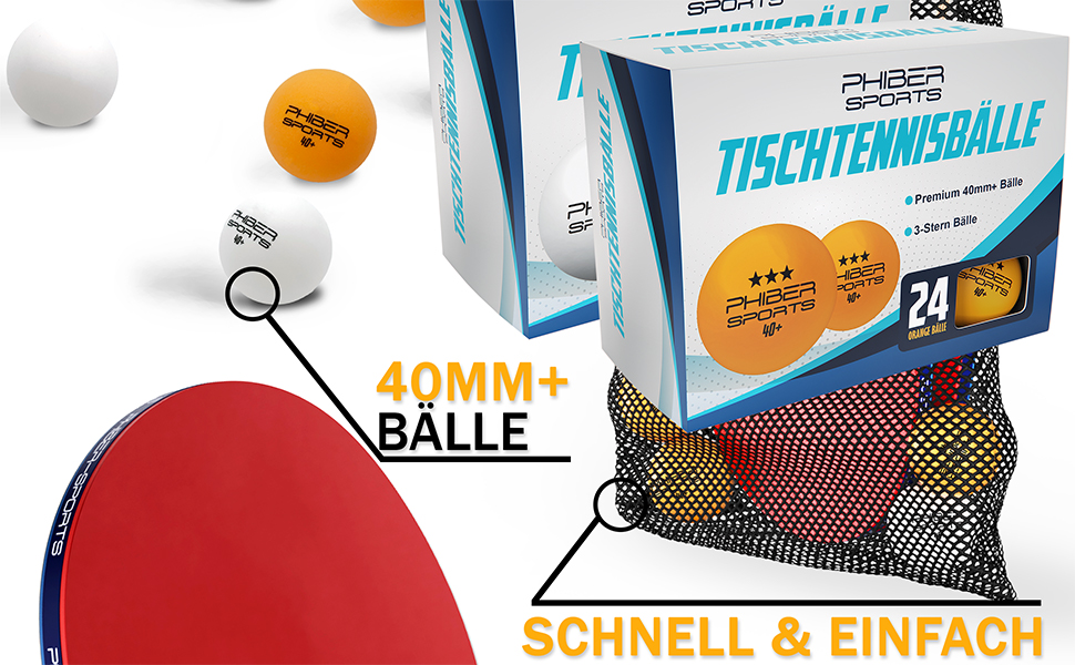 Набір для настільного тенісу: 4 ракетки, 8 м'ячів, сумка | Для гри в приміщенні та на вулиці | Підходить для початківців, сімей та професіоналів