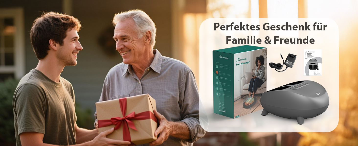 Електричний масажер для ніг Snailax Shiatsu з підігрівом та глибоким розминанням. Для лікування п'яткової шпори, подарунок для жінок/чоловіків. Розмір 48, срібний колір.