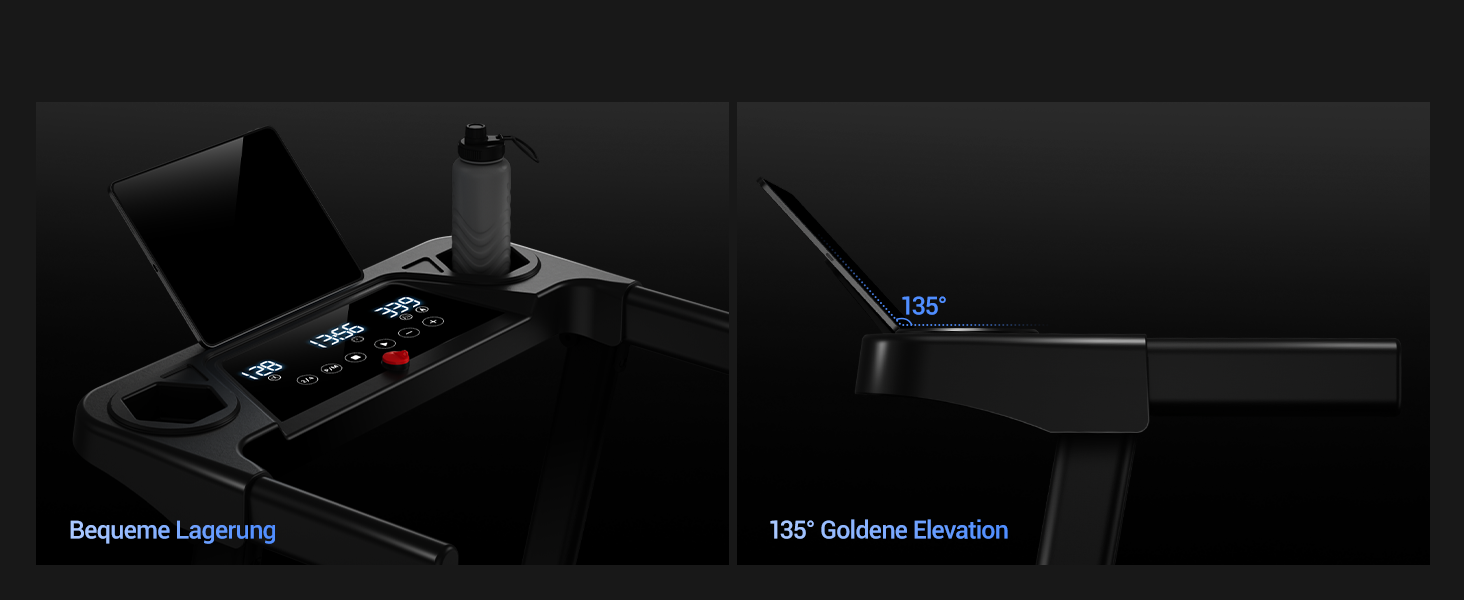 Біговий тренажер CURSOR для дому з нахилом 15%, швидкість до 12 км/год, максимальне навантаження 136 кг