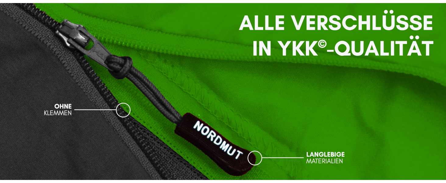 Спальний мішок NORDMUT® для подорожей: ультралегкий, з мікрофібри або бавовни, дихаючий, з кишенькою для подушки, сірий, поліестер