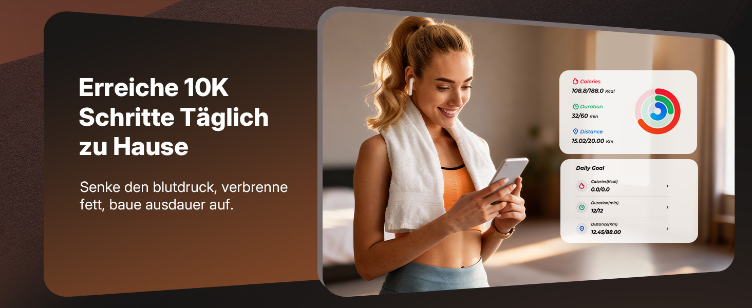 MERACH Walking Pad - біговий килимок для дому з регулюванням нахилу до 12%, максимальне навантаження до 180 кг, тихий мотор, стіл для бігу, дистанційне керування, динамік