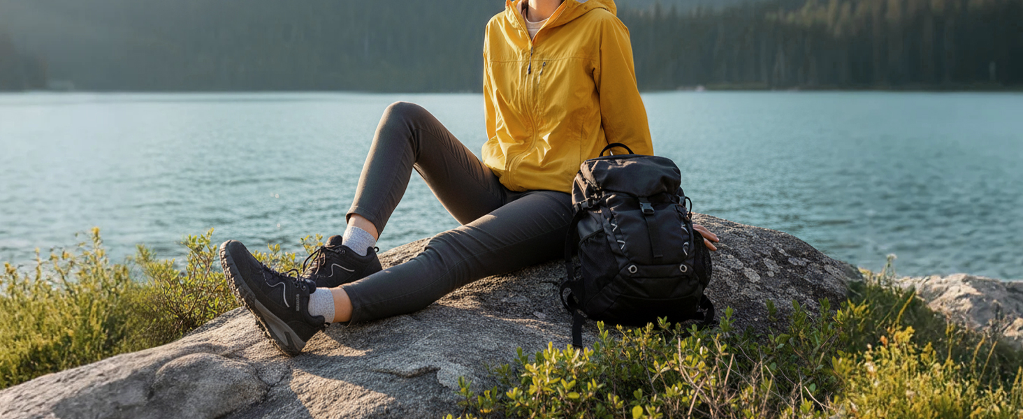 Водонепроникні трекінгові черевики CC-Los для жінок, розмір 36-42, чорні