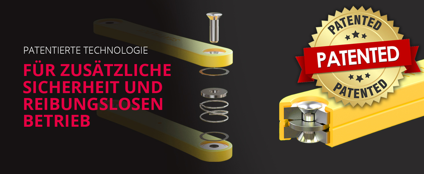 Складаний велосипедний замок FoldyLock Compact з ключем та кріпленням, 85 см – високий рівень безпеки для електровелосипеда, самоката та велосипеда