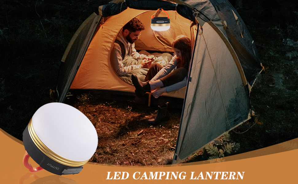 Кемпінгові ліхтарі Mostop 2 шт. LED, USB, водонепроникні, 3 режими, Power Bank, для кемпінгу, пікніків, туризму та надзвичайних ситуацій