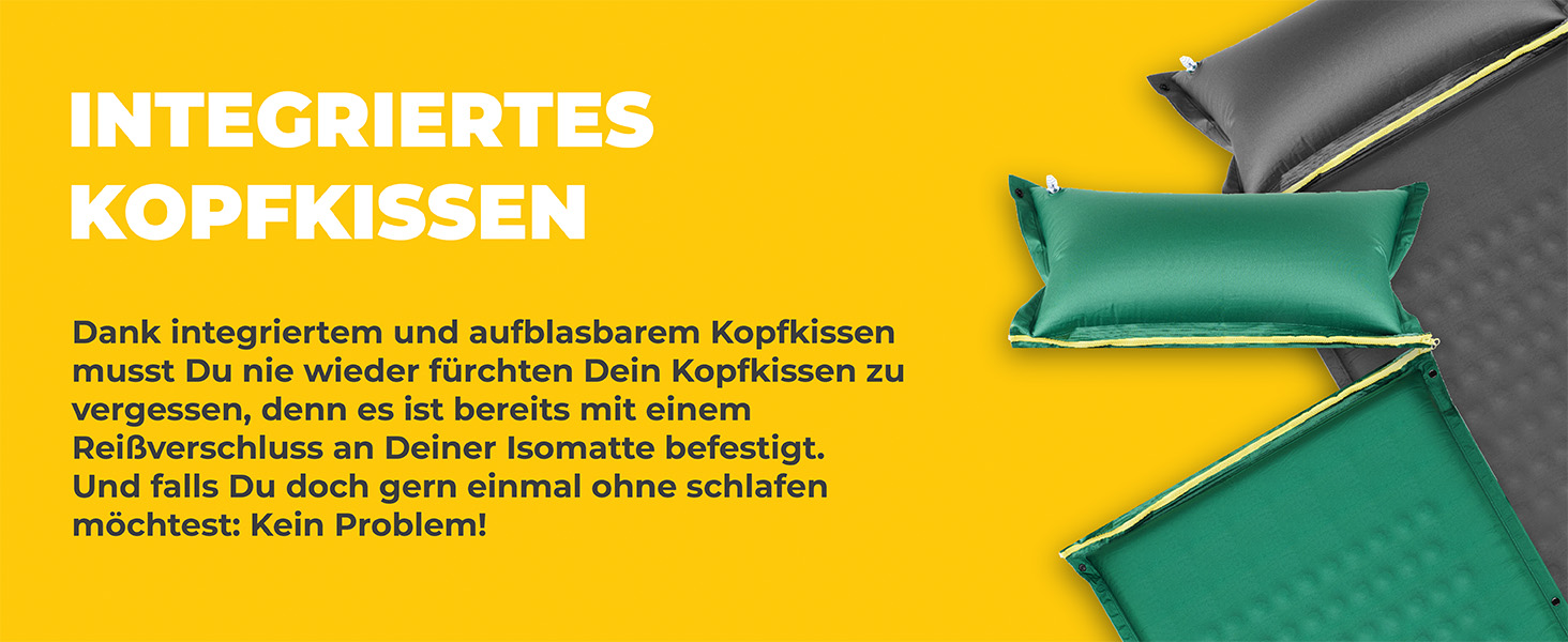 Isomatte самонадувна The Future Air Bender Comfort, 5 см, сіра, для кемпінгу та відпочинку на природі