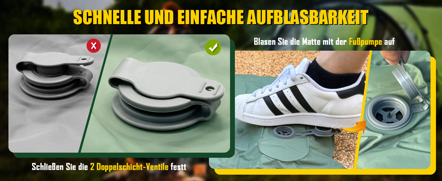 Надувний килимок для кемпінгу Isomatte Ultraleicht - самонадувний, легкий, зелений