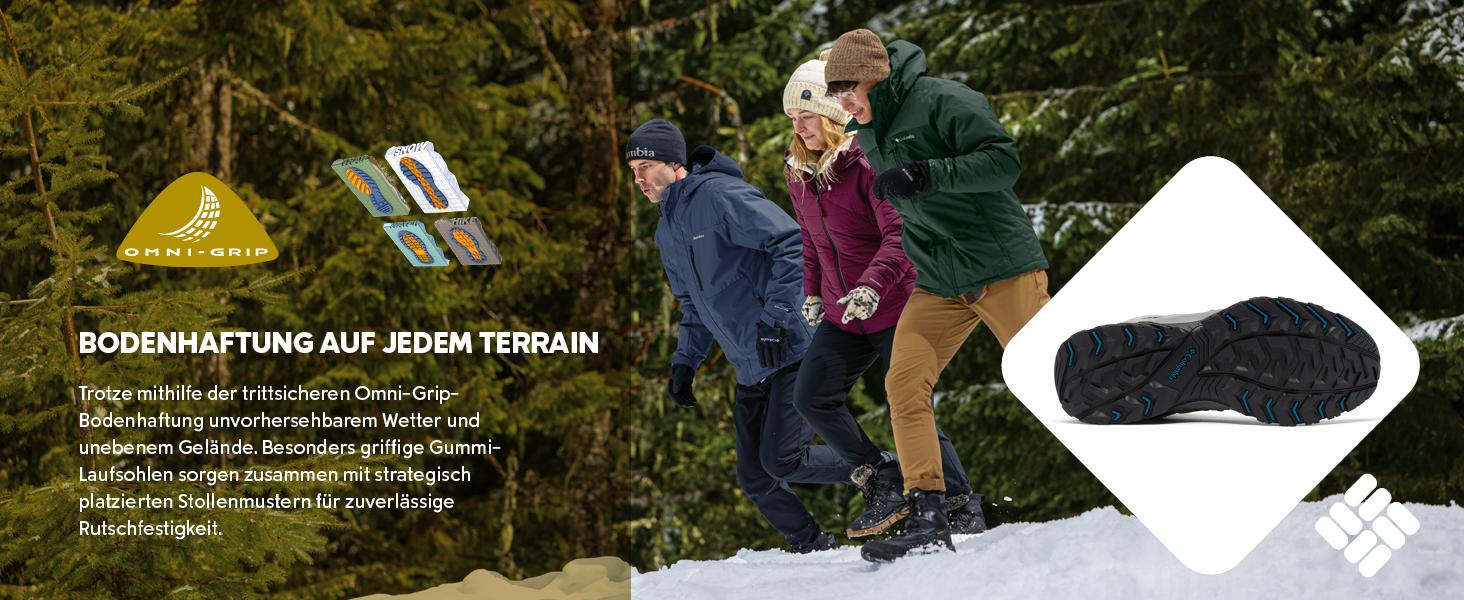 Чоловічі водонепроникні трекінгові черевики Columbia Redmond III Mid Graphite Black 43 EU