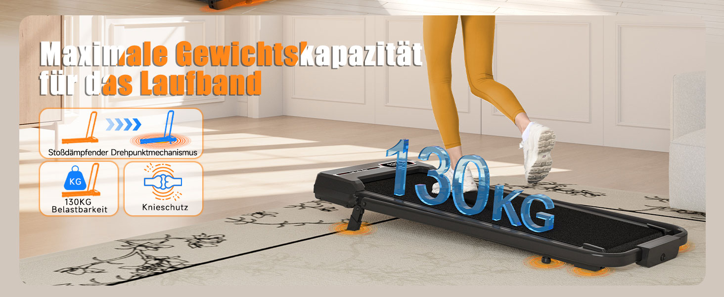 Бігова доріжка Dskeuzeew складана з нахилом 4-в-1, Walking Pad з 5% ухилом для дому