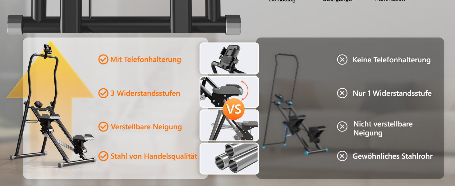 Сходи-степер MOMODA для дому: кардіотренування, складаний, сірий