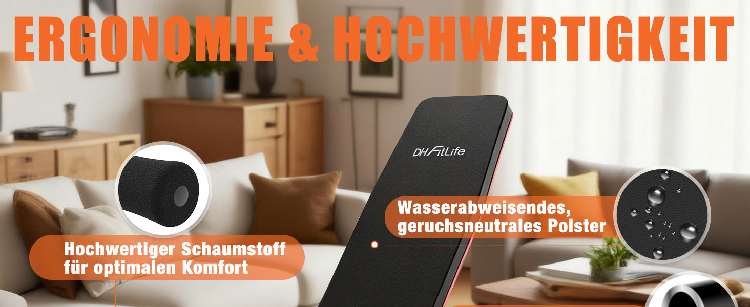 Складніша 8-в-1 Hantelbank DH FitLife | Тренажер для дому, для всього тіла | Регульована лава для пресу, фітнес-тренажер для домашнього спортзалу