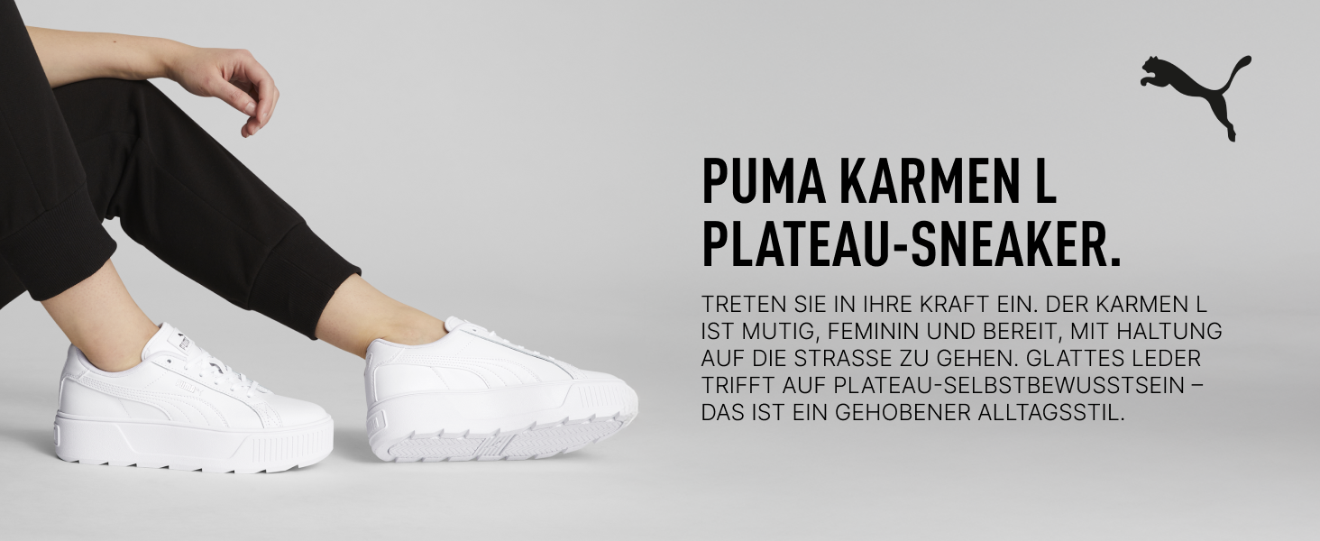 Жіночі кросівки Puma Karmen L білого кольору, розмір 39 EU