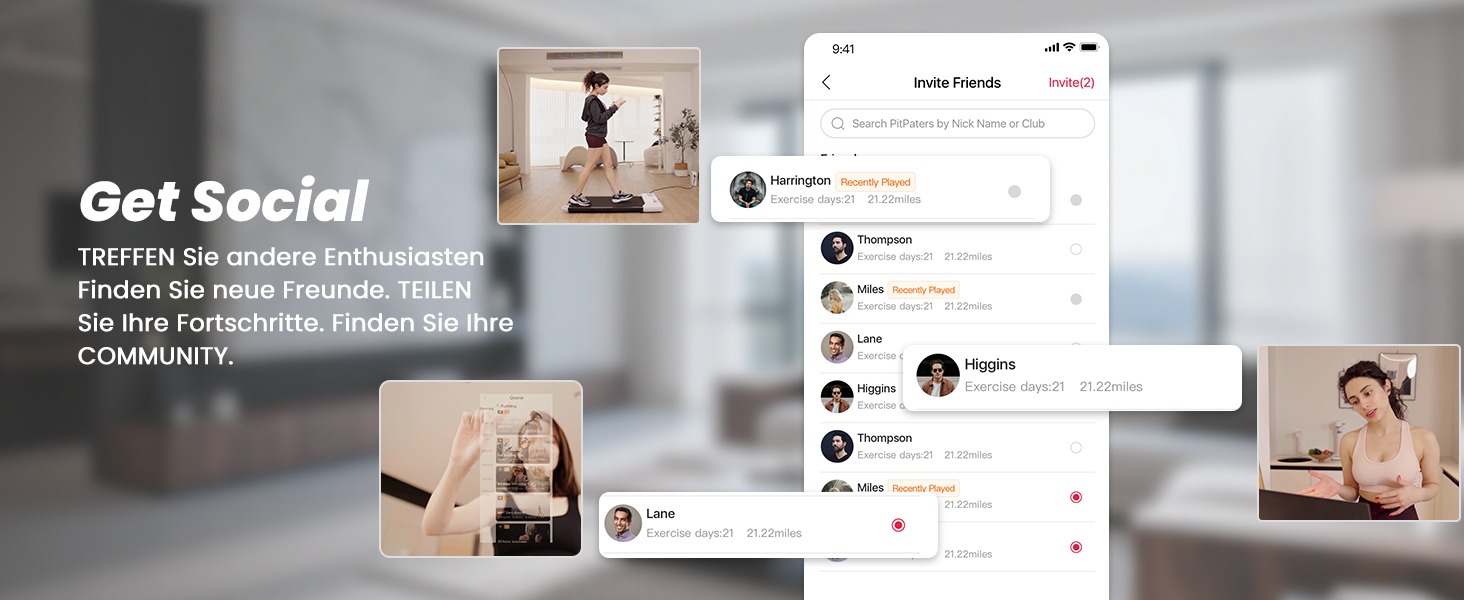 Бігова доріжка для дому 16 км/год, Walking Pad з нахилом 6%, бігове полотно 158 кг, велика площа бігу 112 * 42 см, тихе бігове полотно для дому та офісу, чорно-червоне