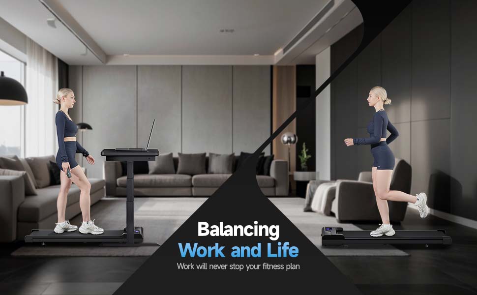 Walking Pad: Компактний електричний біговий тренажер для дому та офісу. Тиха та портативна міні-доріжка для ходьби. Walking Pad