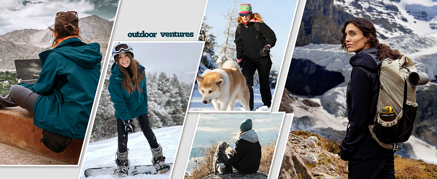 Жіноча водонепроникна мембранна куртка Outdoor Ventures Softshell — дихаюча вітрозахисна функціональна куртка з капюшоном, XL, чорна