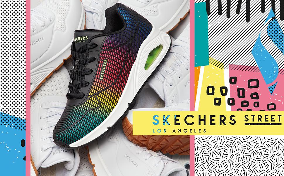 Кросівки жіночі Skechers OG 85 Goldn Gurl оливкові замша/нейлон/сітка з золотистою окантовкою, 38 EU