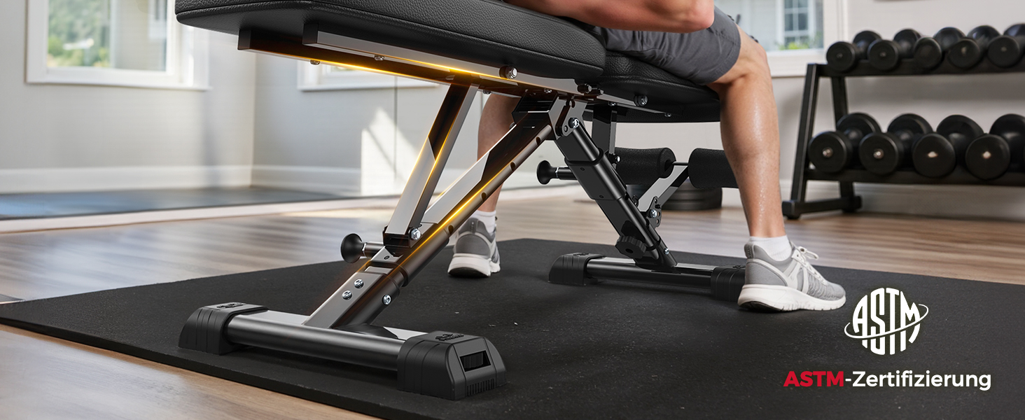 Відкидна тренажерна лава FLYBIRD для дому з регулюванням, 360-544 кг, M1-363KG