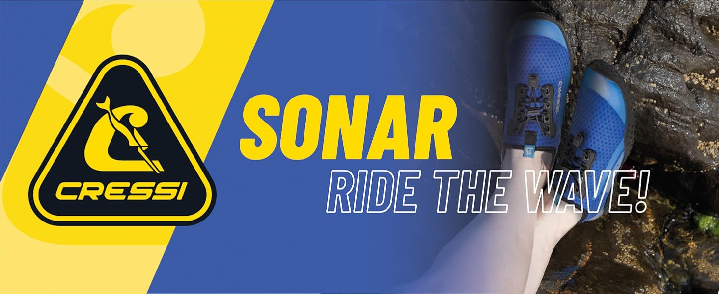 Аквашузи Cressi Sonar: комфорт та захист для плавання та відпочинку (42.5 EU)