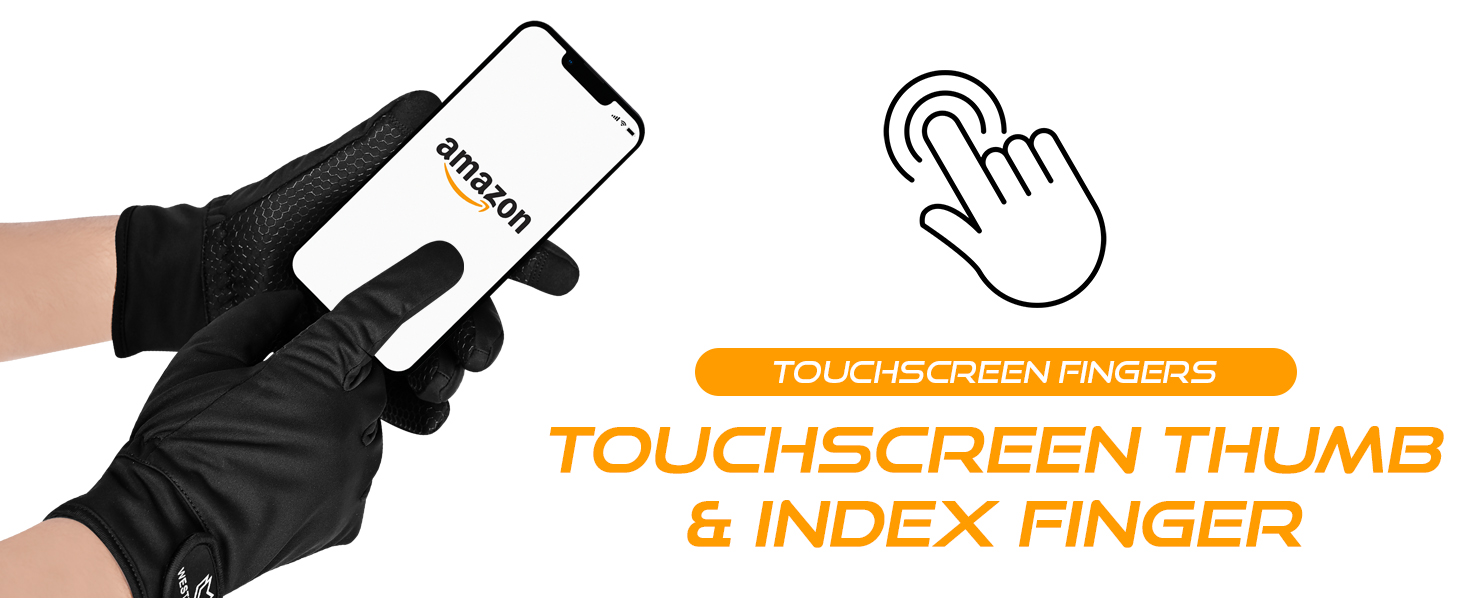 Велосипедні рукавички Westwood Fox: теплі зимові рукавички з водонепроникним екраном, вітрозахисні термо-рукавички для чоловіків та жінок, чорний колір, розмір L