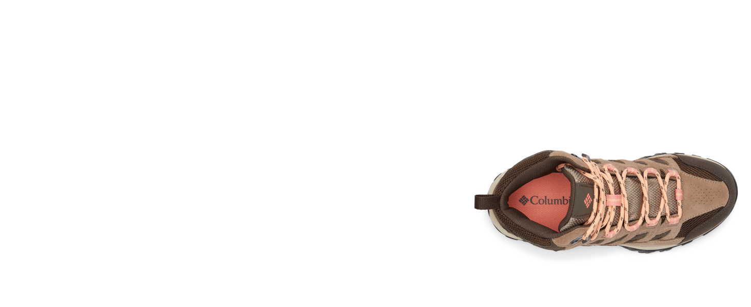 Черевики туристичні жіночі Columbia Crestwood Mid Waterproof Graphite Daredevil, 40 EU