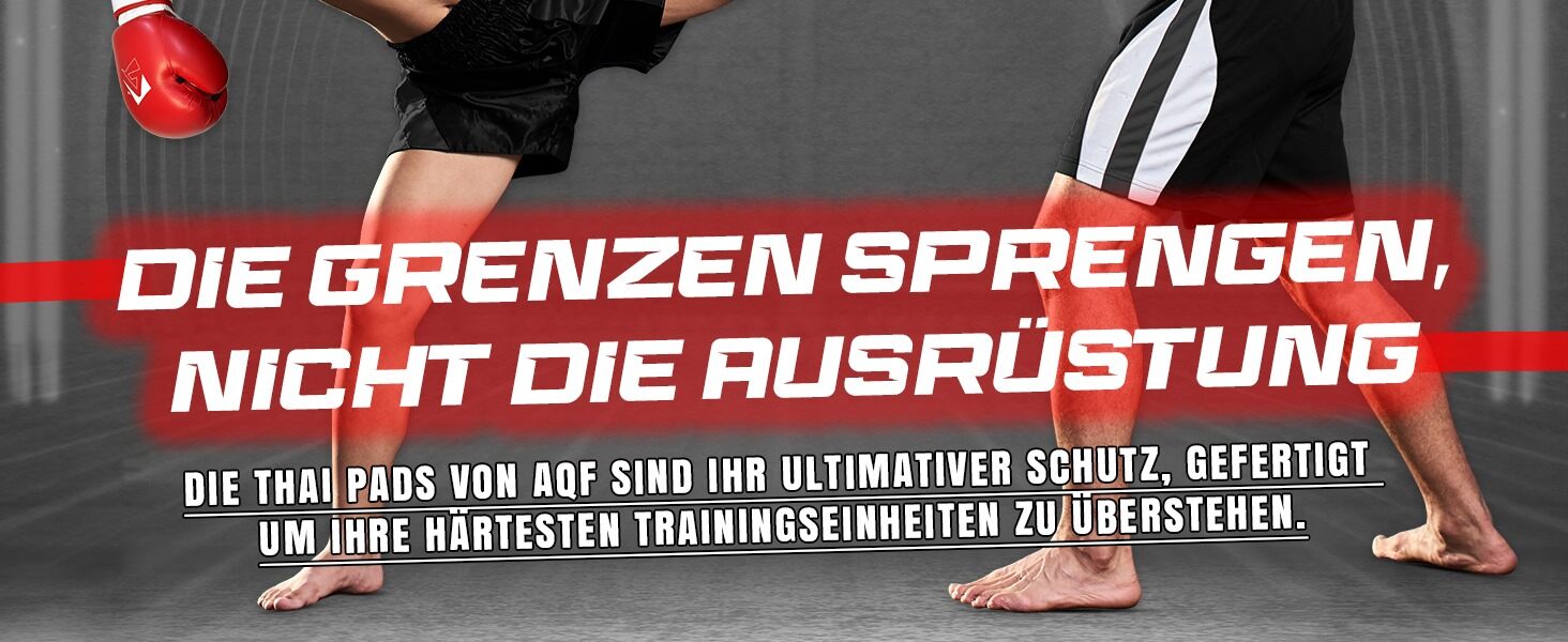 Захисний рукав для ударів AQF - Kickboxing, Muay Thai, MMA, Karate (червоний)