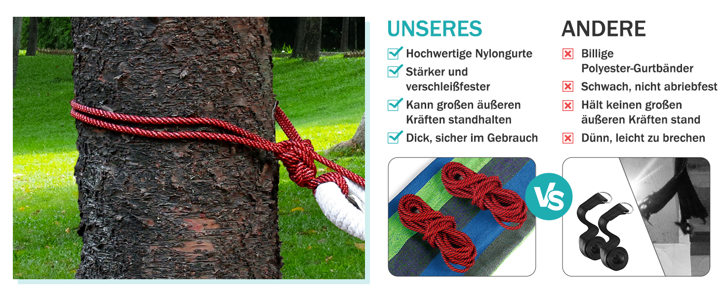 Гамак для відпочинку на відкритому повітрі: кемпінг, балкон, сад. З дерев'яною перекладиною та сумкою. Зелений колір