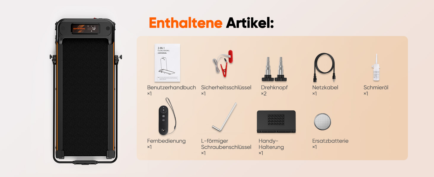 Складана електрична бігова доріжка Walking Pad для дому з регулюванням нахилу, швидкість до 12 км/год, 2.5HP, LCD-дисплеєм, пультами та керуванням через додаток, амортизація, чорна