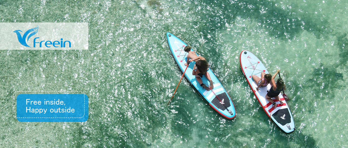 Надувний SUP Борд Freein з сидінням для каяка, 305x84x15 см, 10'6, аксесуари для SUP та каякінгу