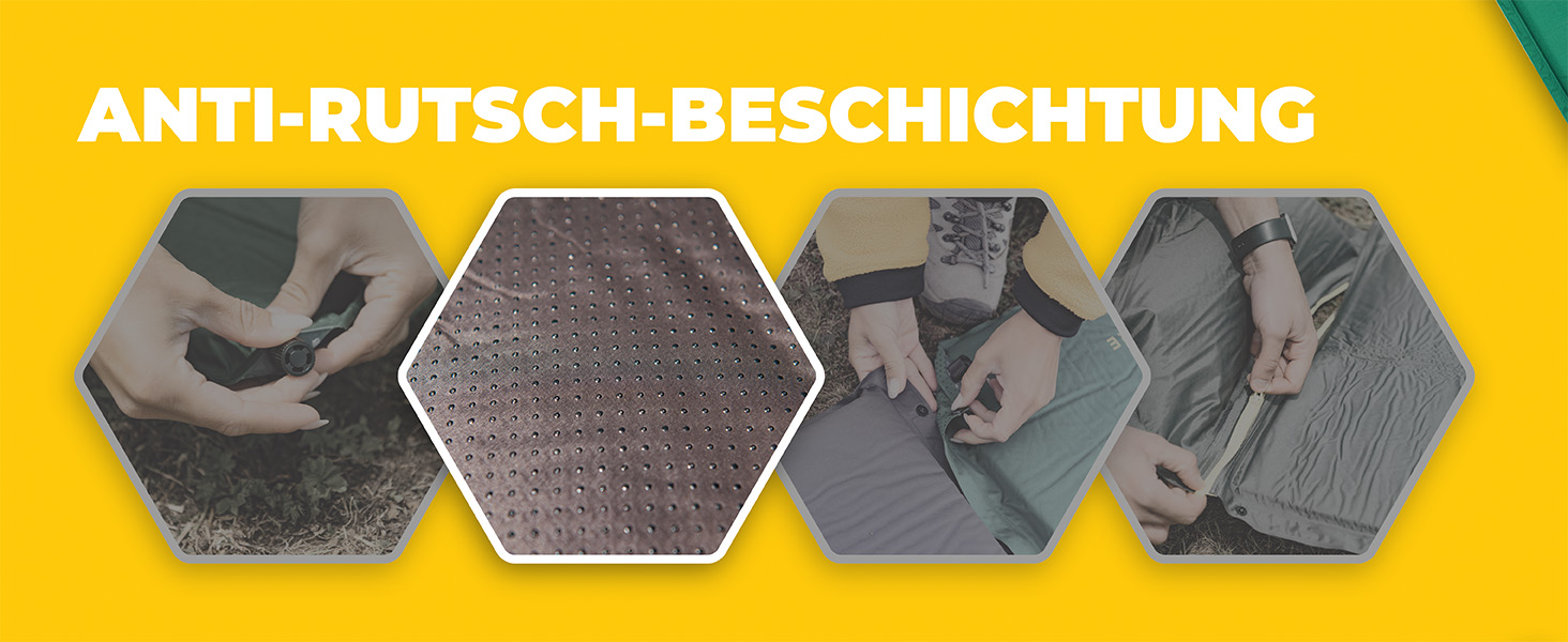 Isomatte самонадувна The Future Air Bender Comfort, 5 см, сіра, для кемпінгу та відпочинку на природі