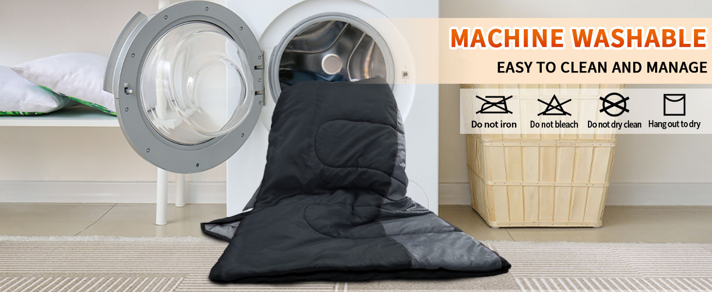 Сплячий мішок Outdoor для дорослих, зимовий, водонепроникний, 3-4 сезони, з компресійним мішком, 0℃, чорний, 220x85 см