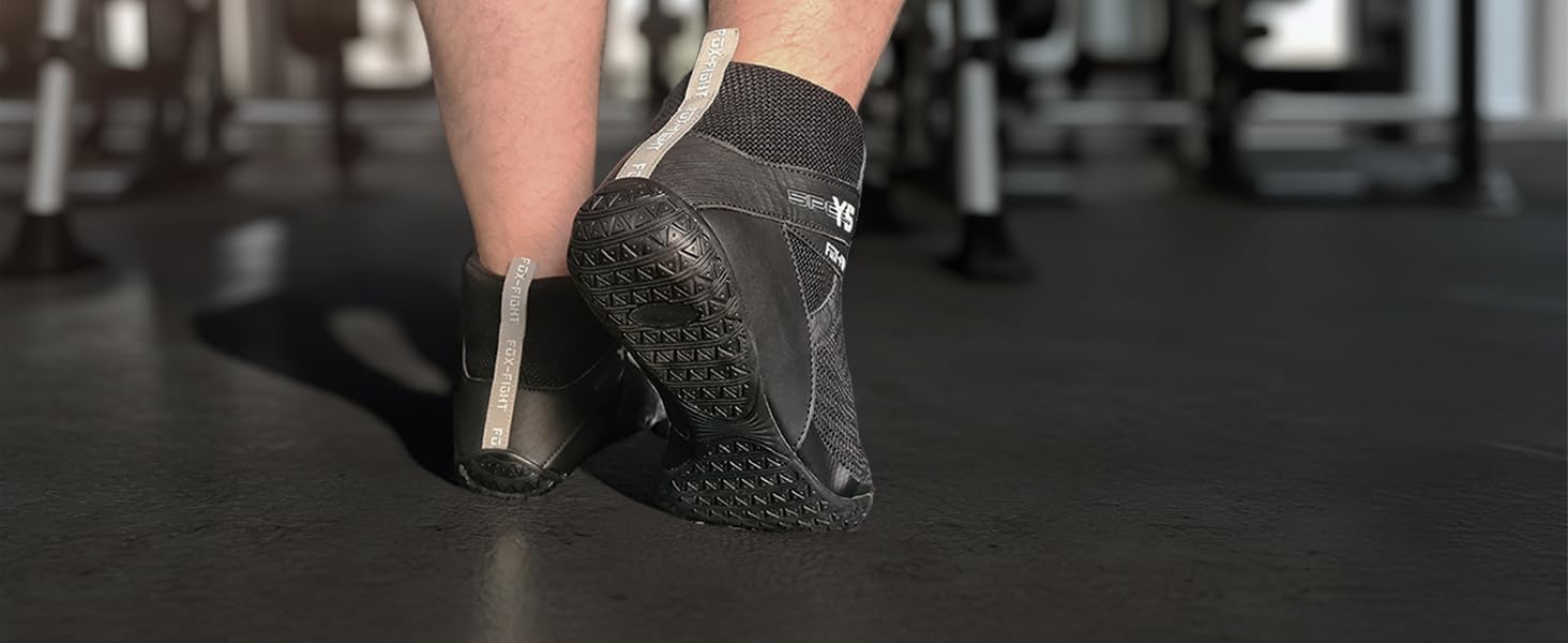 FOX-FIGHT Y5: Боксерські та спортивні кросівки для боротьби, фітнесу та бодібілдингу (39 EU, Чорний, Сірий)